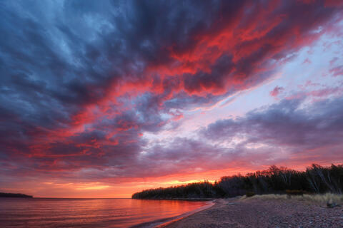 Early Season Camping in the Apostle Islands
